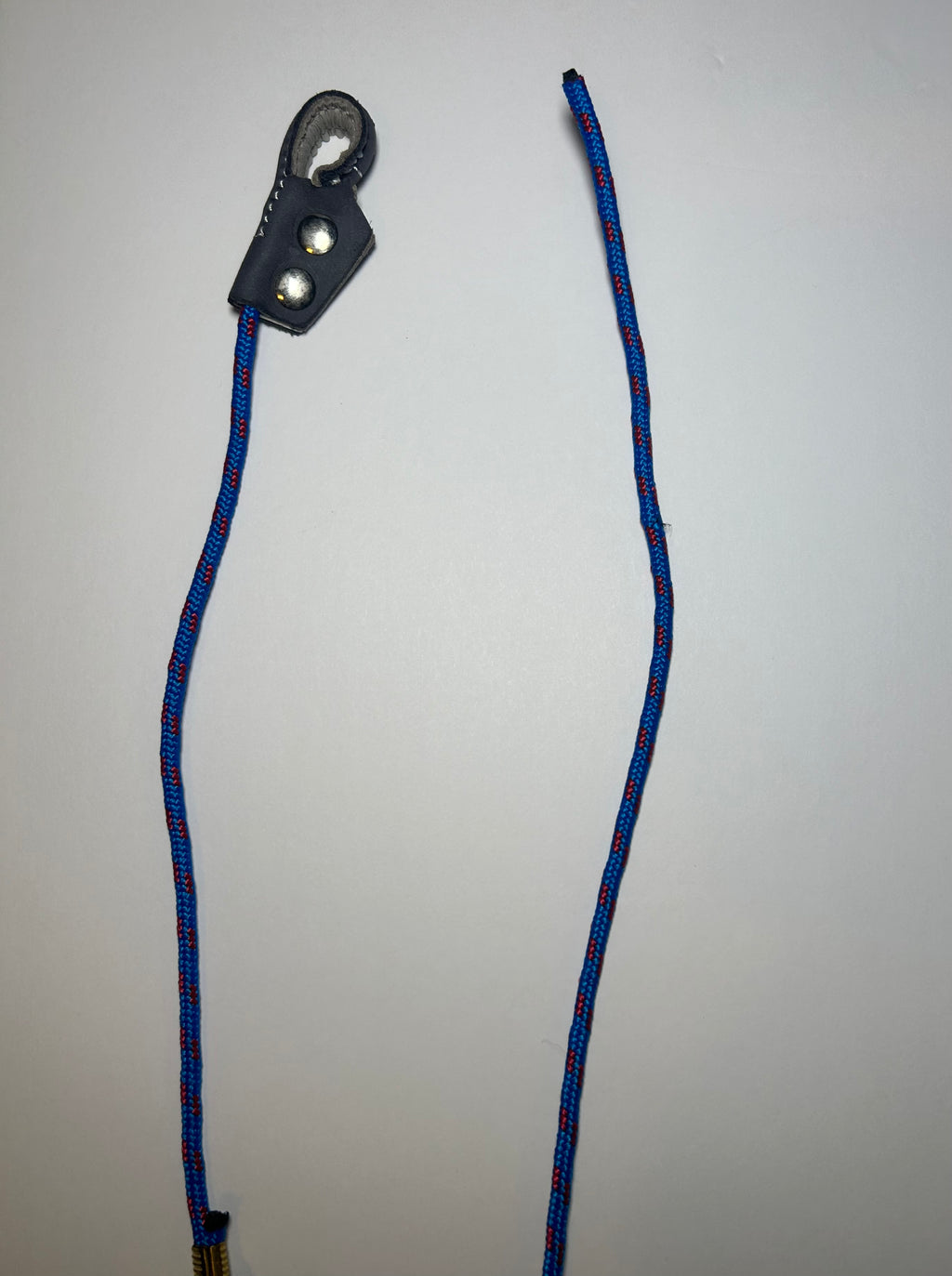 Gamefowl Tie Cords – Braided Rope with Leather Top & Swivel Clip